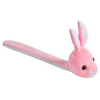 Obrázek z Náramek svinovací plyš - králík růžový 26cm 